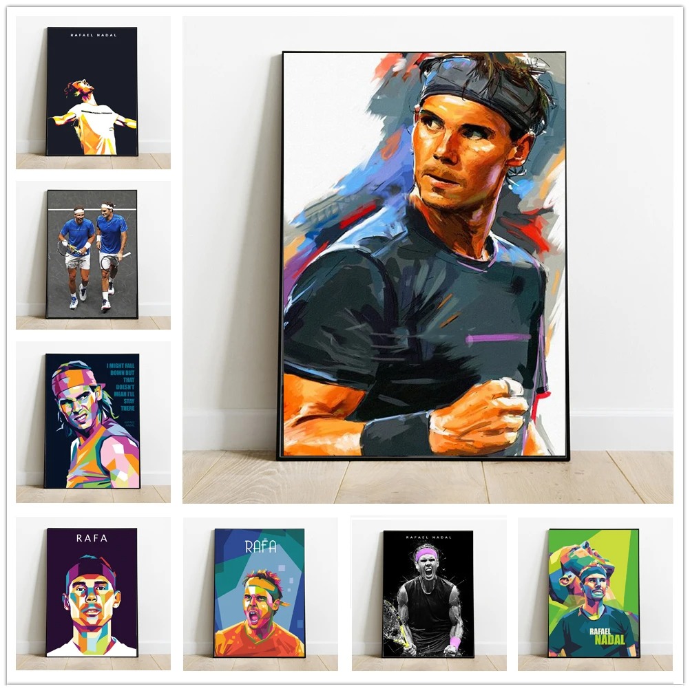 Badminton Poster - Rafaels Neue Zitate Nadals Tennisspieler Sportsterne