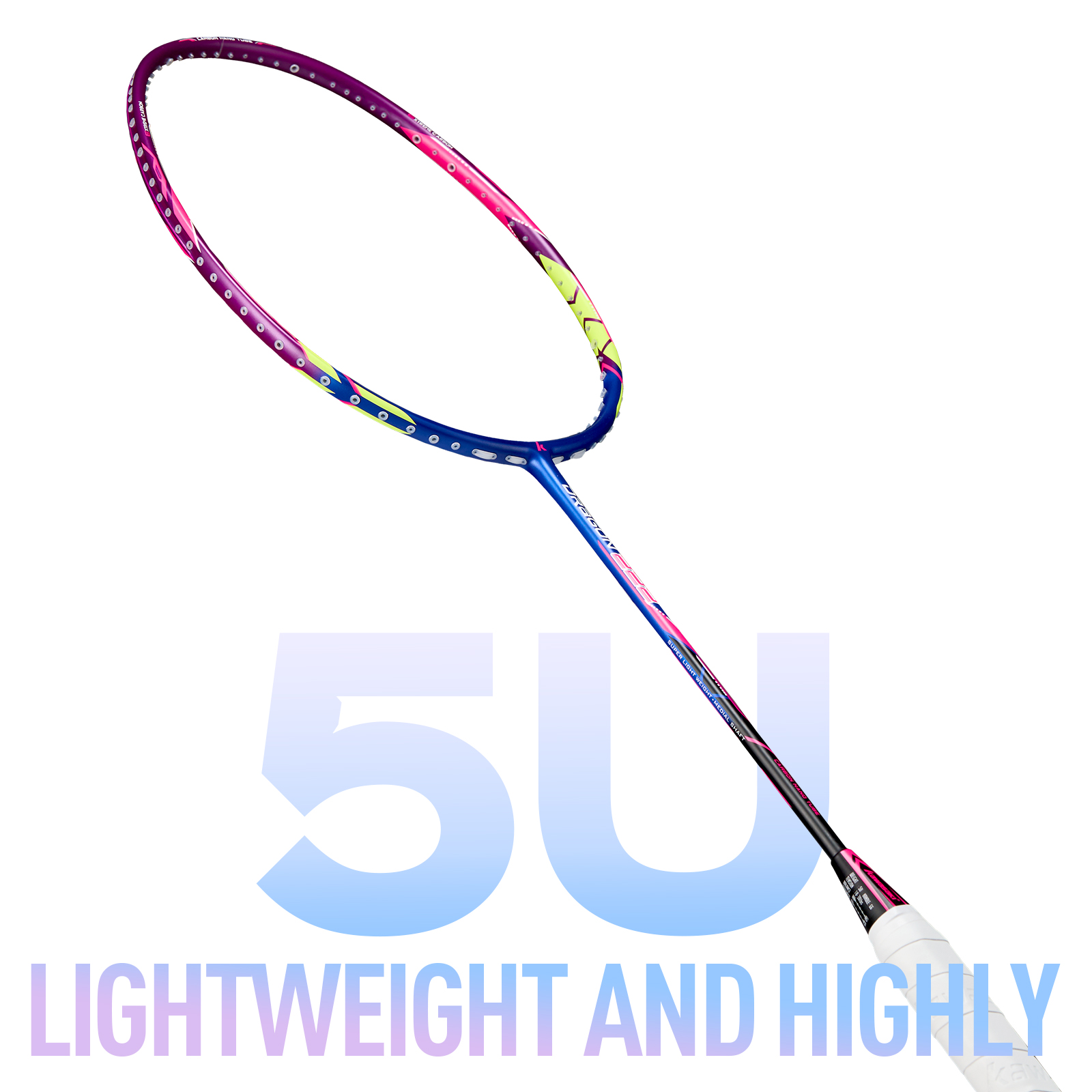 Badminton Raket - Kawasaki 5U Badmintonschläger Dragon 222 Professioneller