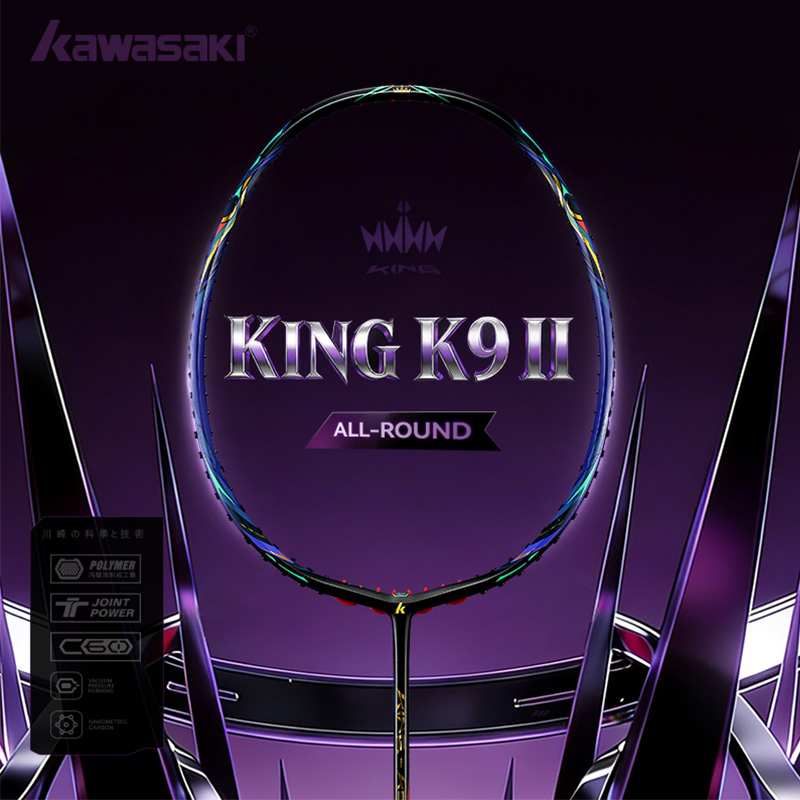Badminton Raket - Kawasaki KING K9 4U Badmintonschläger Professioneller