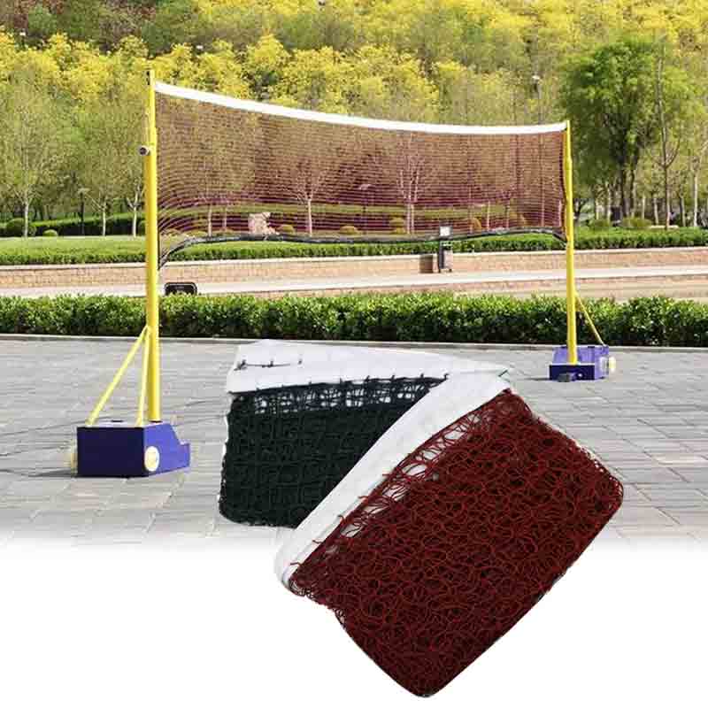 Badminton Fun - Professionelles Trainings-Mesh-Standard-Badmintonnetz, Sportnetz für Outdoor-Badminton, Tennis,