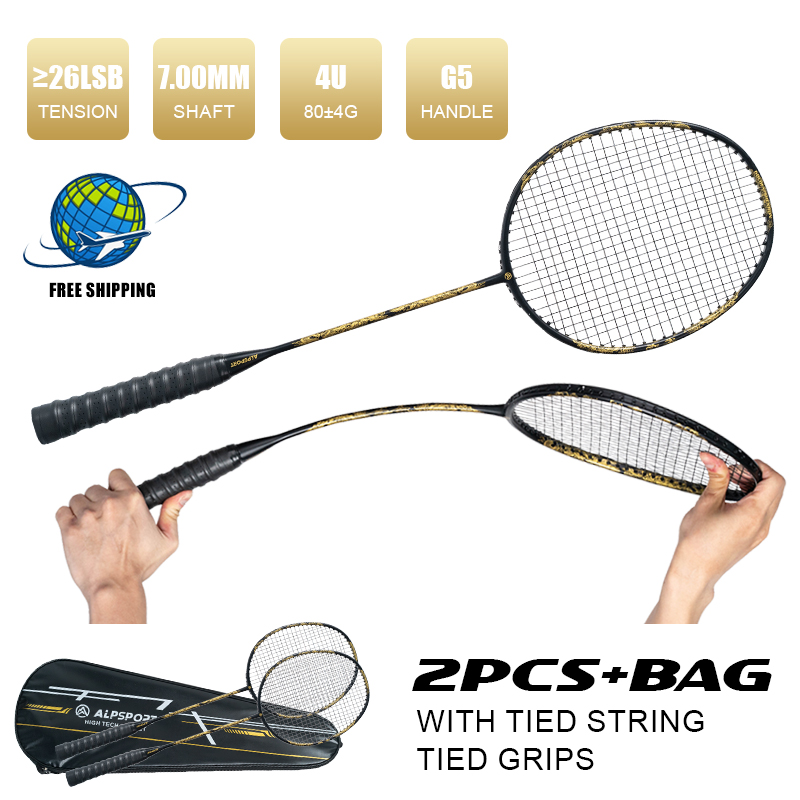 Badminton Raket - ALP SL Dragon Rush 4U Badmintonschläger