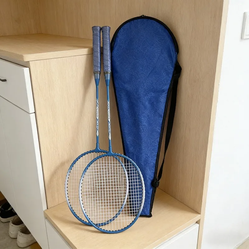 Badminton Raket - Badminton-Schläger-Set mit 3 Federbällen für Erwachsene,