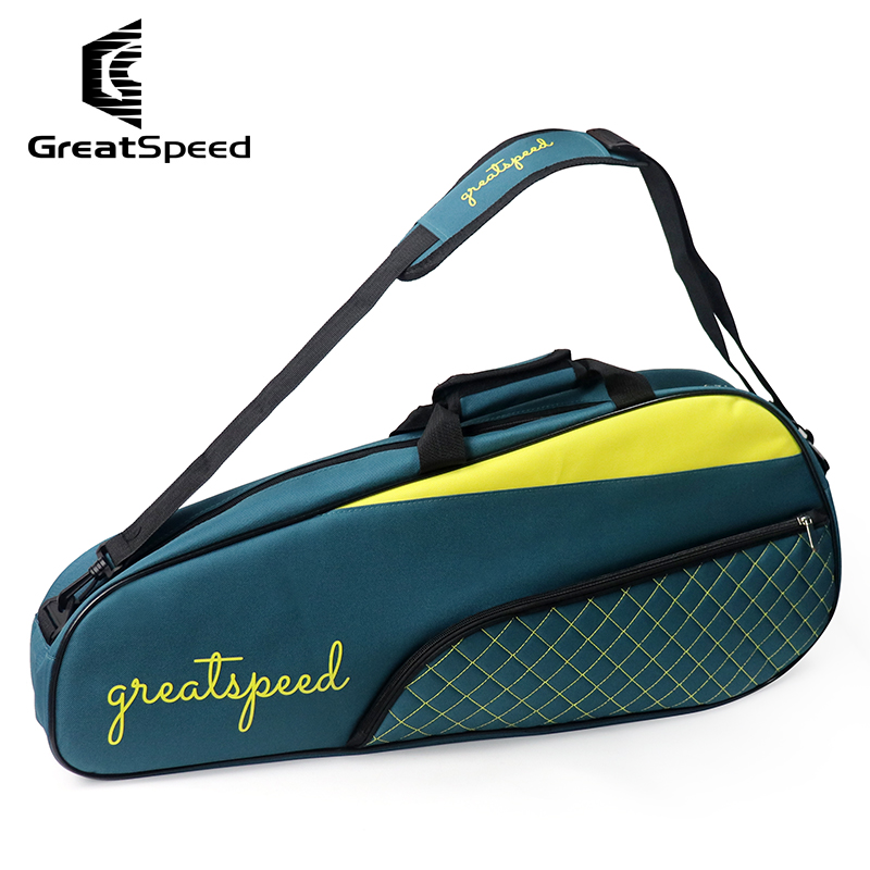 Badminton Fun - Greatspeed 3–6 Stück Tennisschläger-Badmintonschläger-Sporttasche, One-Shoulder-Pack, für