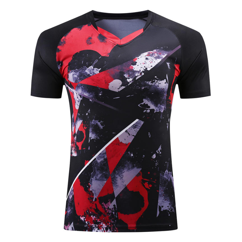 Tischtennis-T-Shirt mit V-Auss – Badminton Jersey Bewertung und Preis