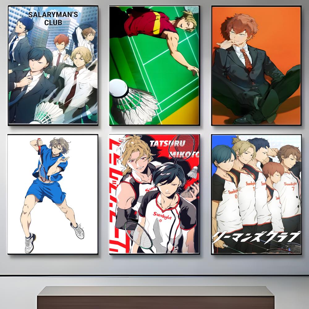 Sport Anime S-Salarymans B-Bad – Badminton Poster Bewertung und Preis