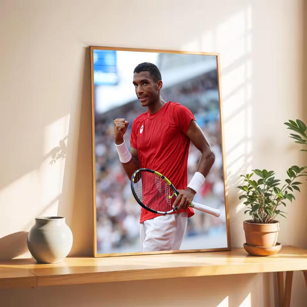 Félix Auger-Aliassime Tennis P – Badminton Poster Bewertung und Preis