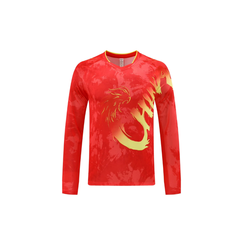 China Dragon Langarm Tischtenn – Badminton Jersey Bewertung und Preis