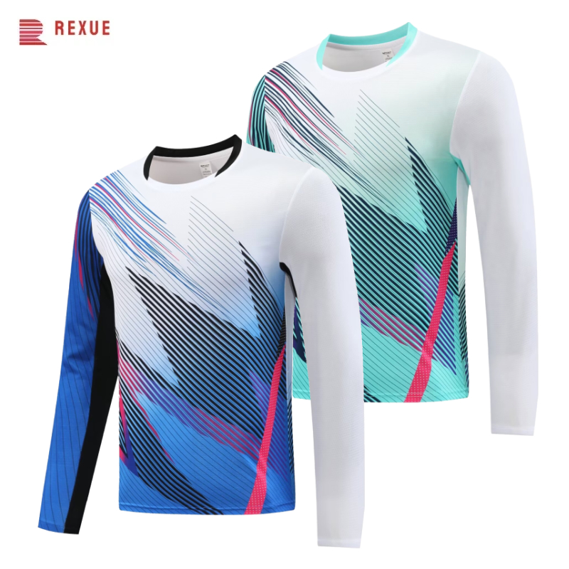 Langarm-Badminton-Shirt, Unise – Badminton Jersey Bewertung und Preis