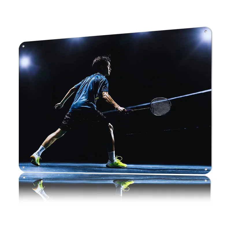 Badminton-Spieler in Aktion 3D – Badminton Poster Bewertung und Preis